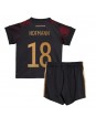 Tyskland Jonas Hofmann #18 Replika Borta Kläder Barn VM 2022 Kortärmad (+ byxor)